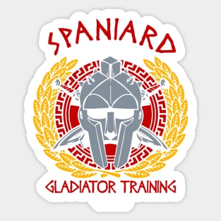 Gladiator training Sticker